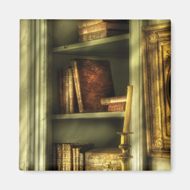 Aimant Writer - Dans la bibliothèque (Devant)