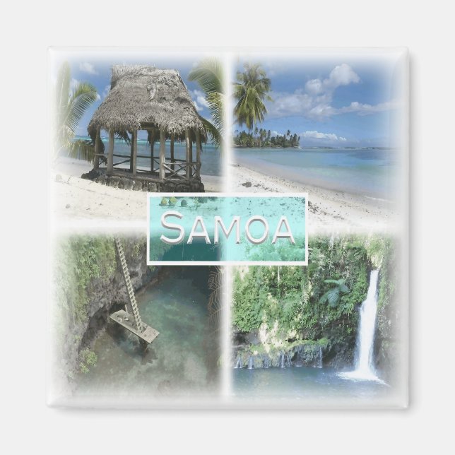 Aimant WS0013 Océanie, Samoa, Frigo (Devant)