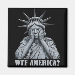 Aimant Wtf Amérique Anti-trump Politique Et Démocratie