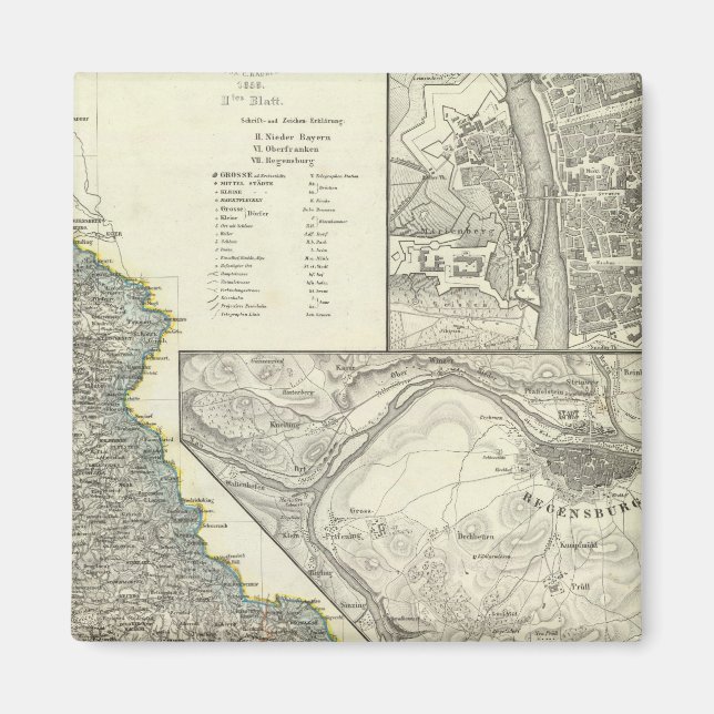 Aimant Wurzburg, Bavière, Ratisbonne (Devant)