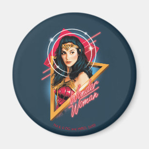 Aimant WW84  Insigne de personnage de Wonder Woman Retrow