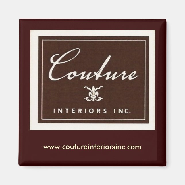 Aimant www.coutureinteriorsinc.com (Devant)