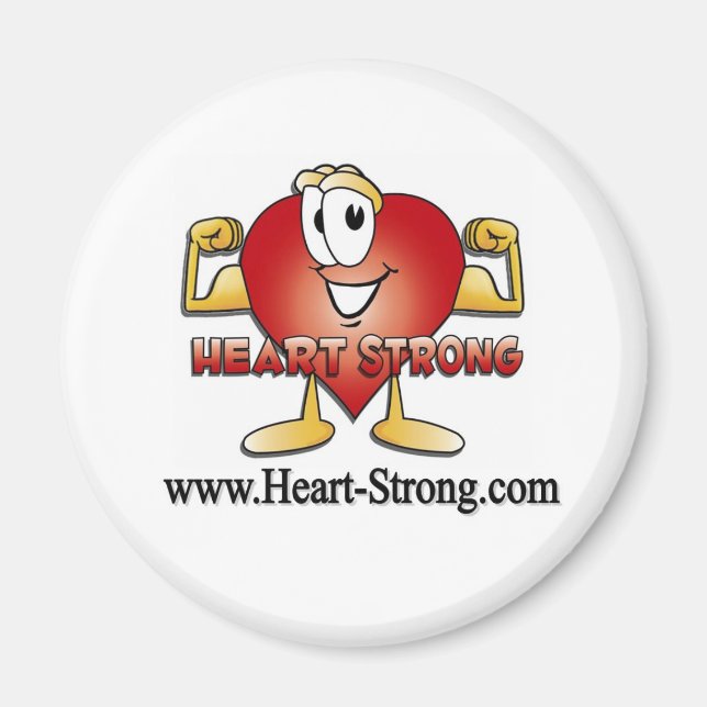 Aimant www.Heart-Strong.com (Devant)