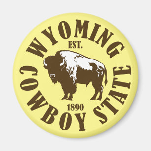 Aimant Wyoming, État Cowboy