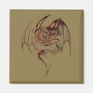 Aimant Wyvern Dragon Sont Des Créatures Mythiques Imagina