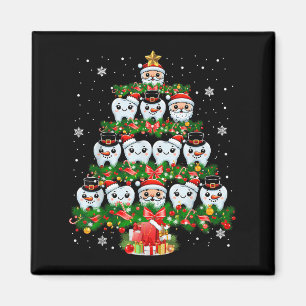 Aimant Xmas Lights Dents Docteur Dentist Dents Dents Dent