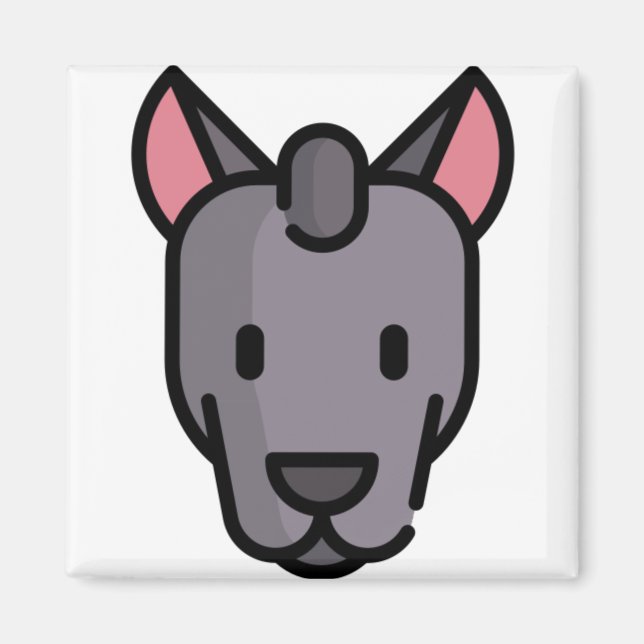 Aimant Xoloitzcuintle (Devant)