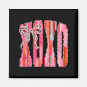Aimant Xoxo Nœud Papillon Léopard Drôle Coquette Saint-Va