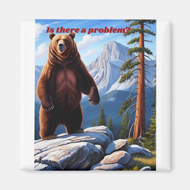 Aimant Y a-t-il un problème ? - Grizzly Wilderness (Devant)