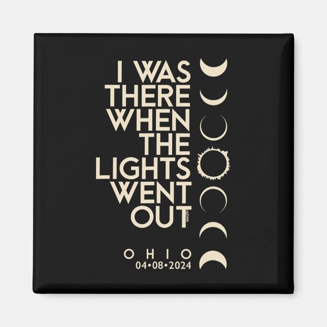 Aimant Y Avait-Il Dans L'Ohio Total Éclipse Solaire 2024 (Devant)