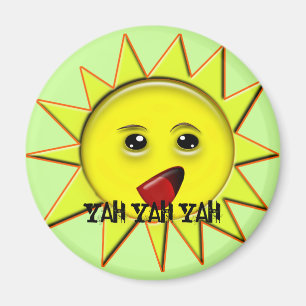 Aimant Yah Yah Yah Funny Button