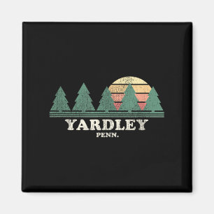 Aimant Yardley Pa Vintage Throwback Tee Retro 70s Design