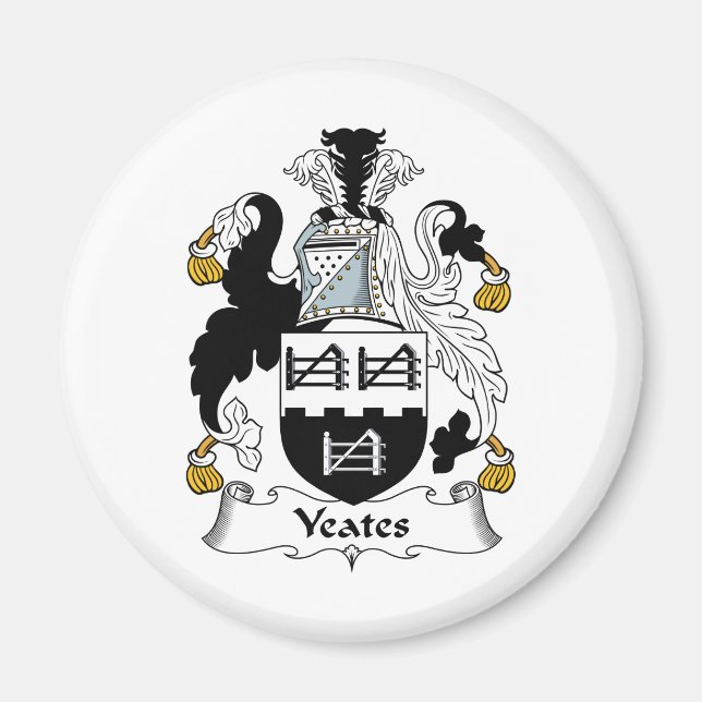 Aimant Yeates Family Crest (Devant)