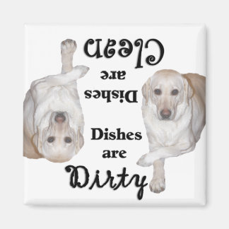 Aimant Yellow Labrador Retriever Amateurs de lave-vaissel