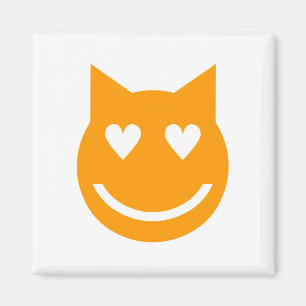 Aimant Yeux en forme de coeur Emoji