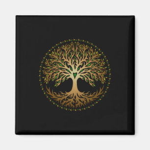 Aimant Yggdrasil, Celtique, Arbre, Vie, Nordique, Mytholo