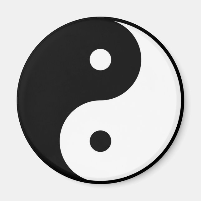 Aimant yin et yang yoga (Devant)