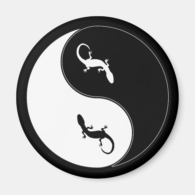 Aimant Yin Yang Salamander (Devant)