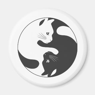 Magnets Aimants Chat Noir Zazzle Fr