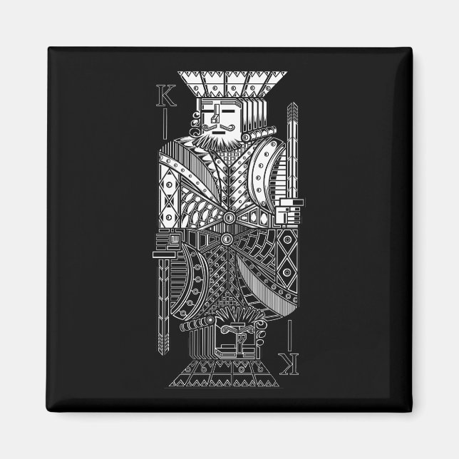 Aimant Ying Yang King (Devant)