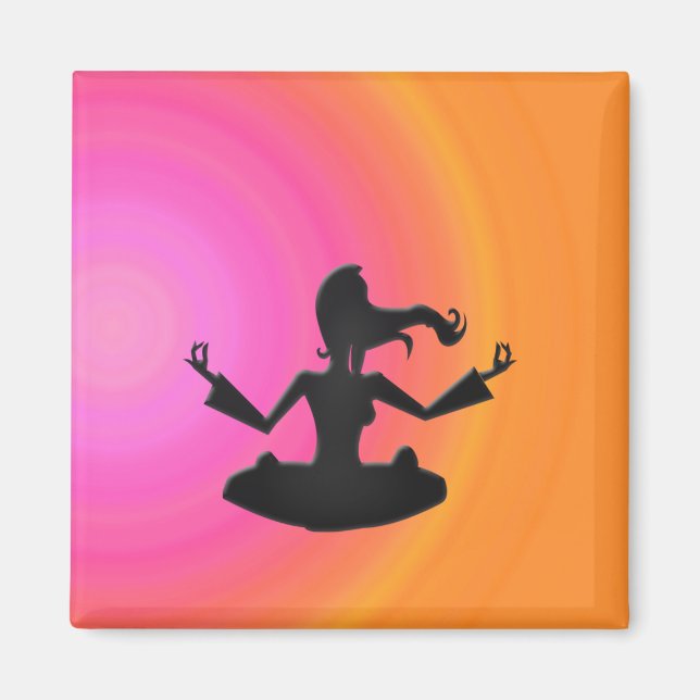 Aimant yoga (Devant)