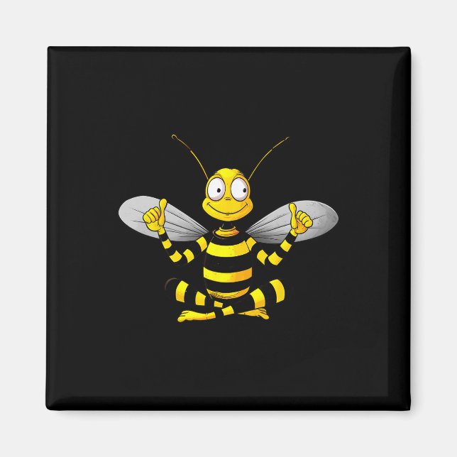 Aimant Yoga des abeilles  (Devant)