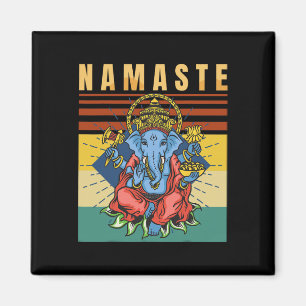 Aimant Yoga - Ganesha - Méditation Spirituelle - Namaste