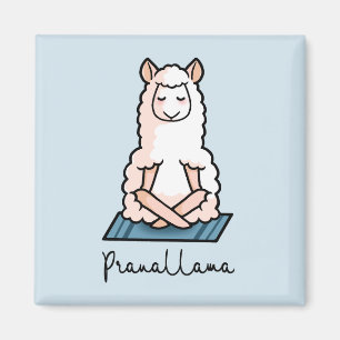 Aimant Yoga llama - Pranallama