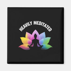 Aimant Yoga Lotus Relax Lance Zen Spirituel Très Médité