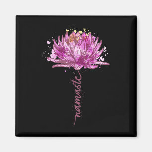 Aimant Yoga Namaste Fleur de Lotus Yoga Nénuphar Yoga Sma