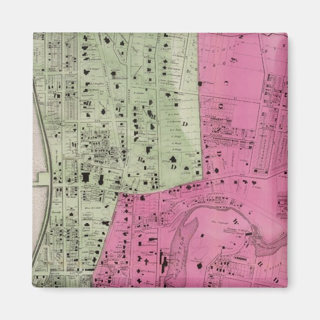 Aimant Yonkers, NY Atlas (Devant)