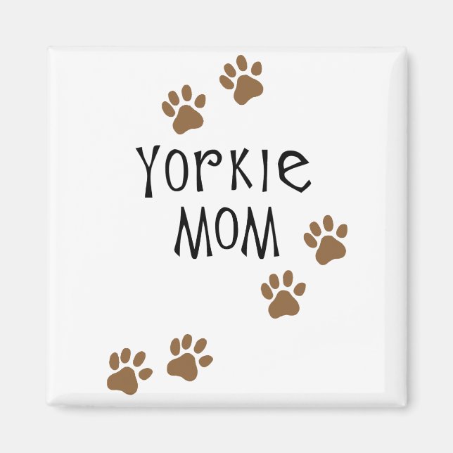 Aimant Yorkie Maman (Devant)