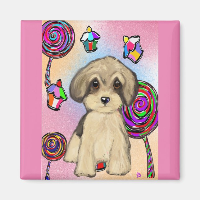 Aimant Yorkie Poo (Devant)