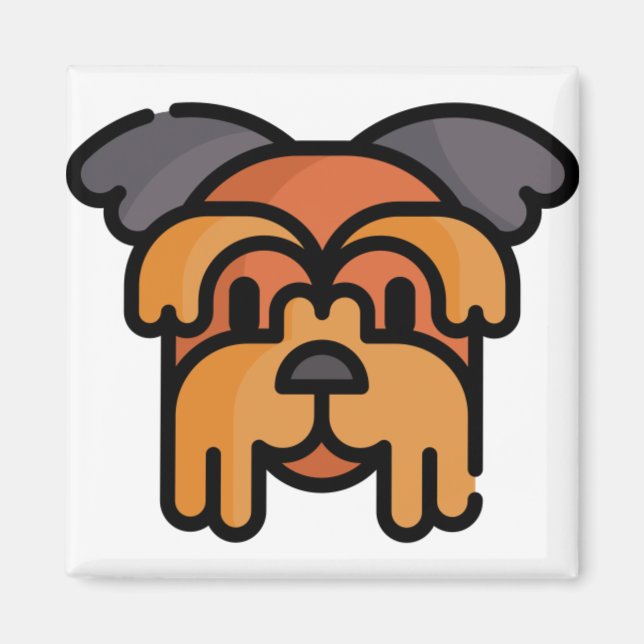 Aimant Yorkshire Terrier (Devant)