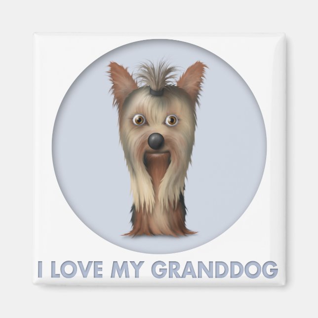Aimant Yorkshire Terrier Granddog (Devant)
