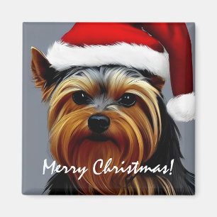Aimant Yorkshire Terrier Noël
