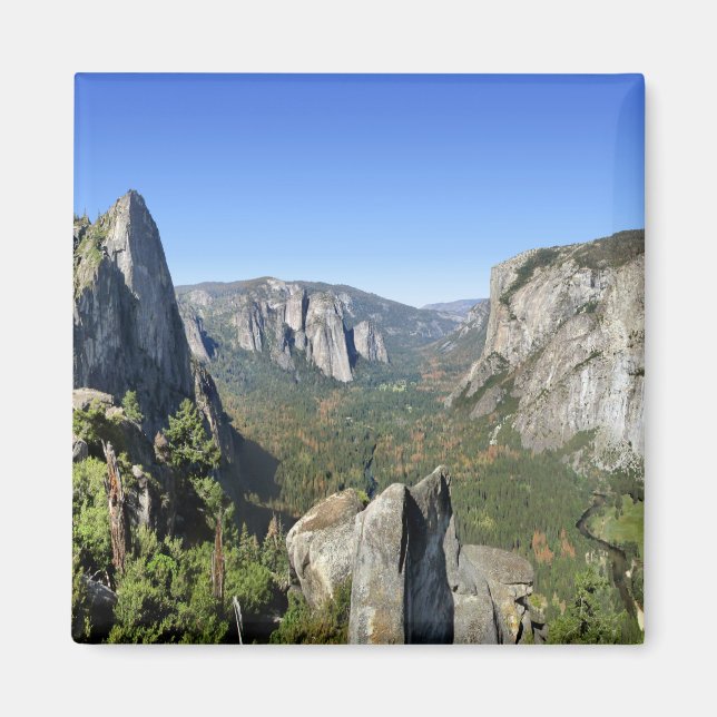 Aimant Yosemite Valley Panorama 2 - Yosemite (Devant)
