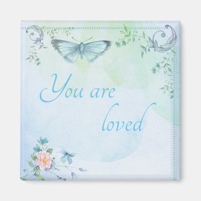 Aimant "You are loved" (Devant)