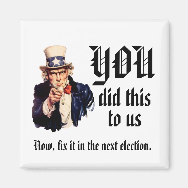 Aimant YOU Did This to Us (Devant)