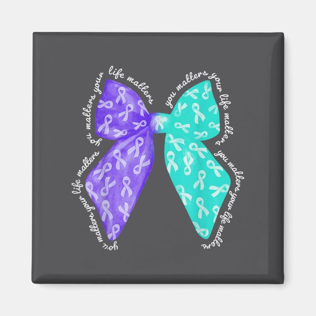 Aimant You S Your Life S Suicide Prevention Awareness  (Devant)