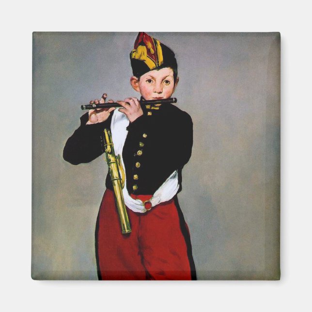 Aimant Young Flutist, The Fifer, Edouard Manet, 1866 (Devant)