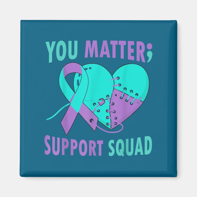 Aimant Your Life S Semicolon Suicide Prevention Awareness (Devant)