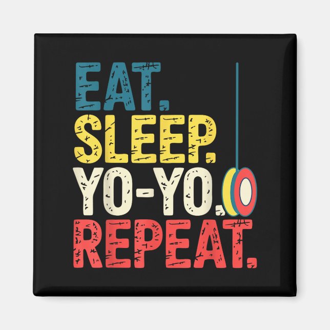 Aimant Yoyo Player Yo-yo Enthusiast  (Devant)