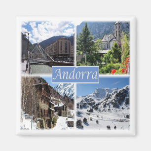 Aimant zAD003 ANDORRA - Réfrigérateur