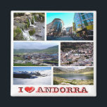 Aimant zAD019 I LOVE Andorra, Mosaic, Frigo<br><div class="desc">Vous y trouverez le souvenir de vos vacances. (zAD019 I LOVE Andorra, Mosaic Fridge magnet). Amaze amis et parents avec les souvenirs uniques de votre voyage. Essaie-nous ! #LeoPepeDesign - europe andorra, leopepedesign, voyage en photo tourisme, cadeau gadget frigo aimant, collage mosaïque pot pourri.</div>