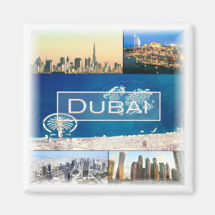 Aimant zAE006 DUBAI, Émirats arabes unis, réfrigérateur