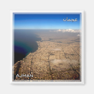 Aimant zAE051 AJMAN, Émirats arabes unis, Réfrigérateur