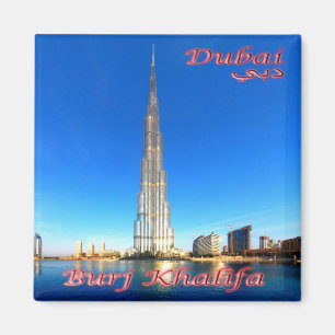 Aimant zAE073 DUBAI Burj Khalif, Émirats arabes unis, Asi