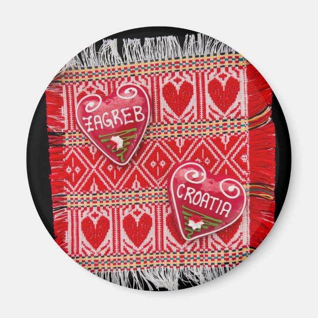 Aimant Zagreb Croatie Souvenir (Devant)