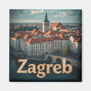 Aimant Zagreb Croatie Vieille Ville Histoire Architecture